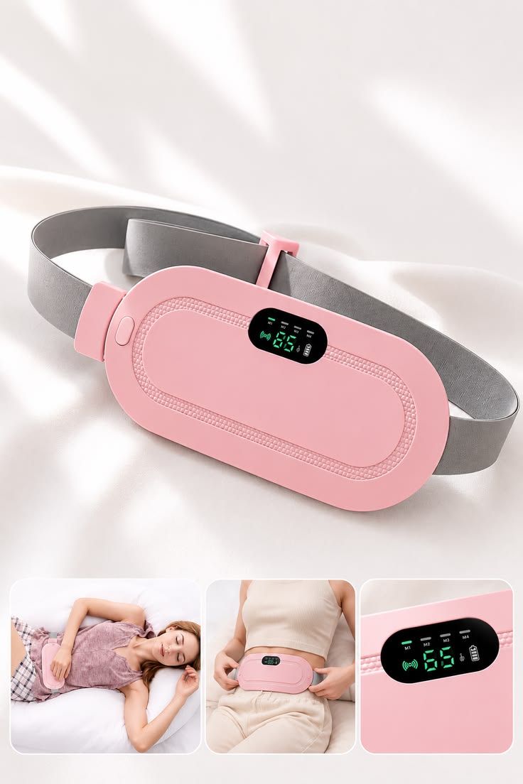 Ceinture chauffante emballée dans son coffret cadeau